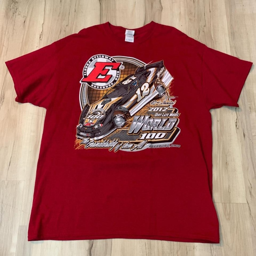 Vintage‎ 2012 dirt racing champion tshirt